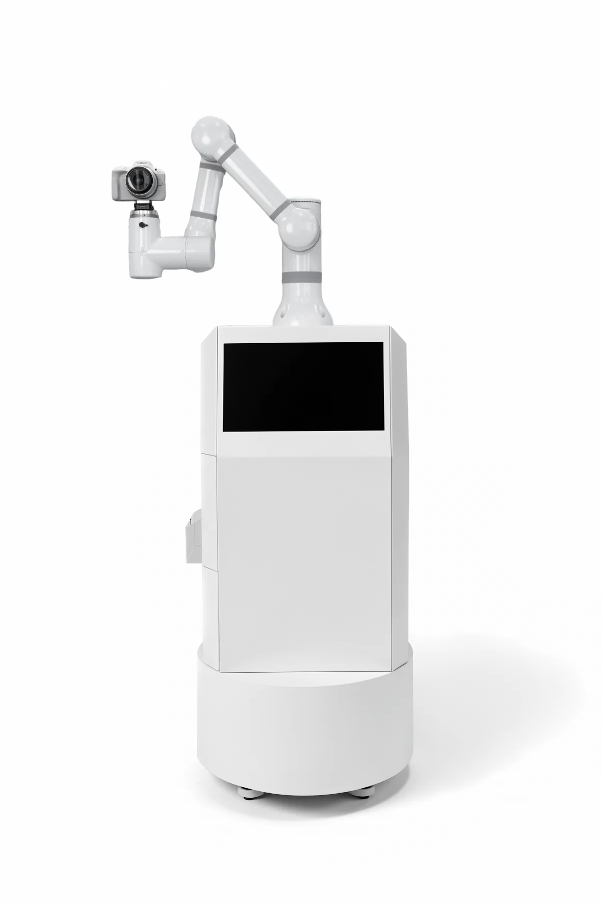 Orbiti AI智能拍照机器人正面产品图,展示机器人主体外观